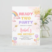 Ready Two Party 2e verjaardag Kaart (Staand voorkant)