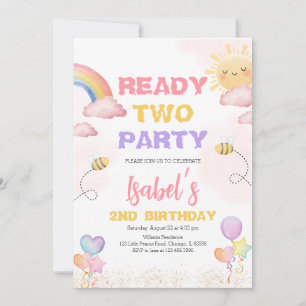 Ready Two Party 2e verjaardag Kaart