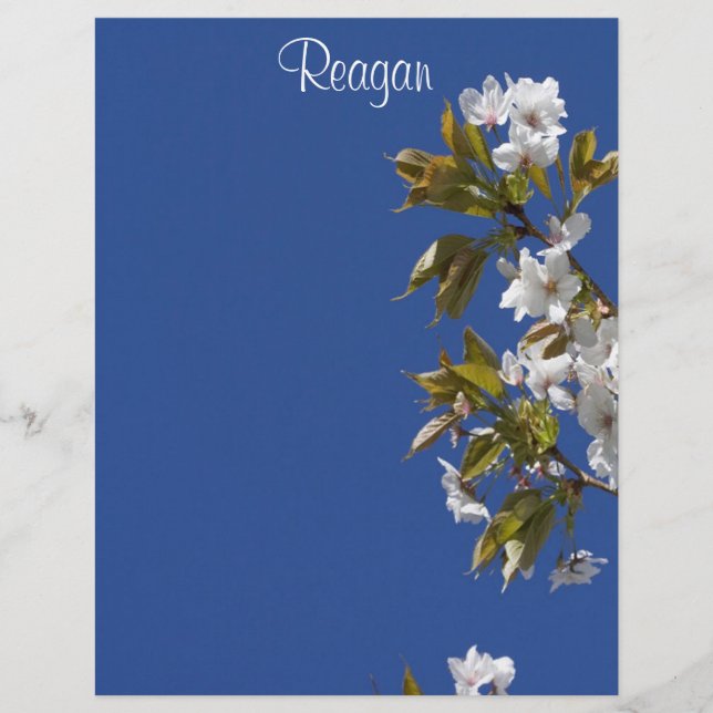Reagan Blossom Letterhead (Voorkant)