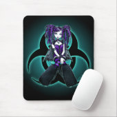"Reagan" Cybergoth Radioactive Fairy Mousepad Muismat (Met muis)