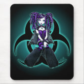 "Reagan" Cybergoth Radioactive Fairy Mousepad Muismat (Voorkant)