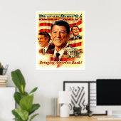 REAGAN FOR PRESIDENT Campaign Adverteren Poster (Thuiskantoor)