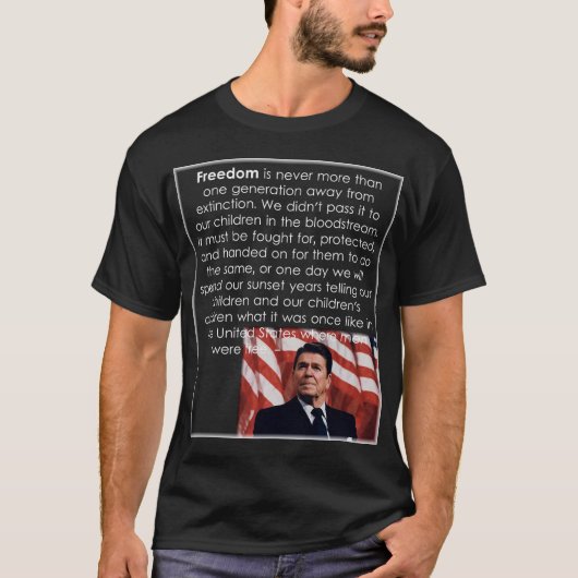 Reagan Freedom T-shirt (Voorkant)