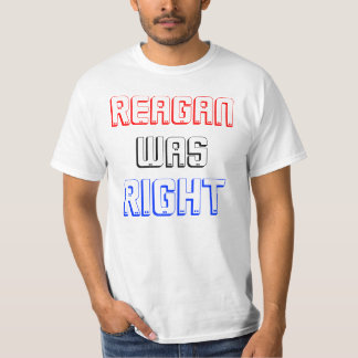 REAGAN HAD RECHT T-SHIRT