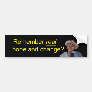 Reagan herinnert zich Real Hope Bumpersticker