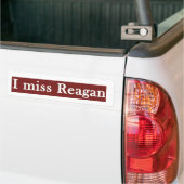 Reagan ' I MISS REAGAN ' Bumpersticker (Op Truck)