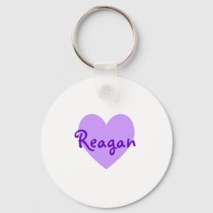 Reagan in Paars Sleutelhanger