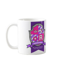 Reagan letter R crest roze eenhoorn naam betekenis