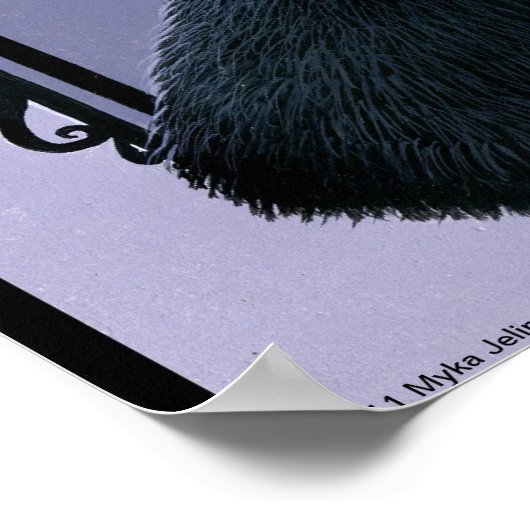 "Reagan" Paarse Cyber Gothic Fairy Poster (Hoek)