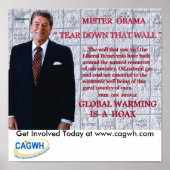 Reagan Poster. Poster (Voorkant)