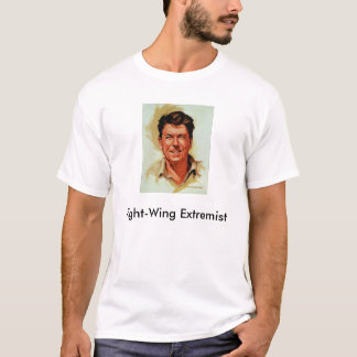 Reagan, rechtse extremist t-shirt