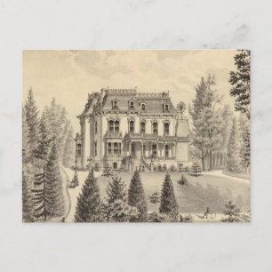 Reagan residentie, Oakland, Alameda Co. Briefkaart