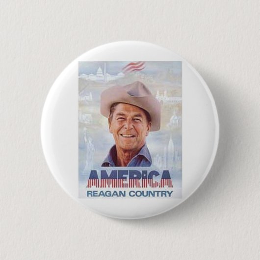 Reagan Ronde Button 5,7 Cm (Voorkant)