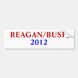 REAGAN/STRUIK , 2012 BUMPERSTICKER