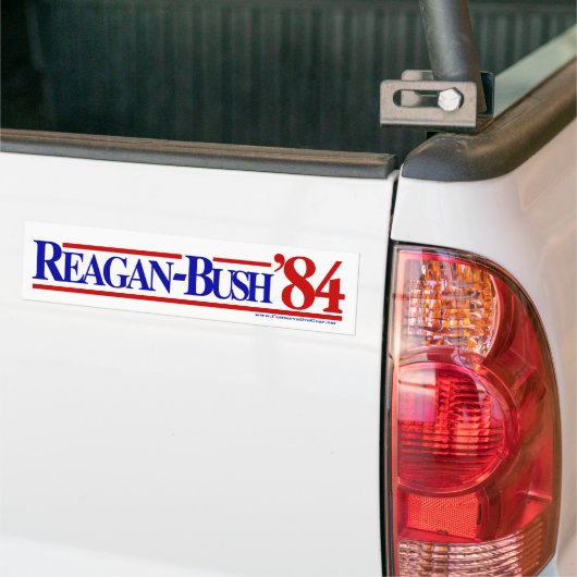 Reagan Struik 84 Bumpersticker (Op Truck)