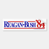 Reagan Struik 84 Bumpersticker (Voorkant)