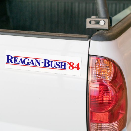 Reagan Struik 84 Bumpersticker (Op Truck)