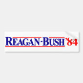Reagan Struik 84 Bumpersticker (Voorkant)
