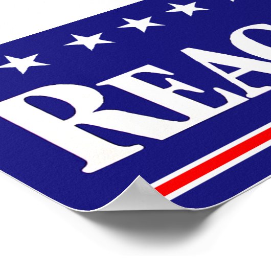 Reagan Struik 84 Bumpersticker Poster (Hoek)