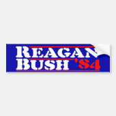 Reagan Struik '84 Stencil Bumpersticker (Voorkant)