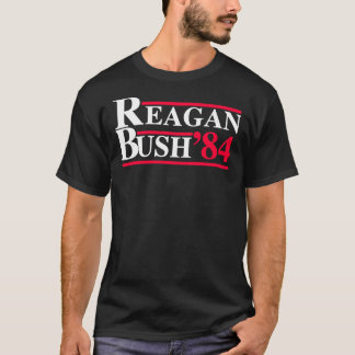 Reagan Struik &x27;84 Retro Logo Red White Blue El T-shirt