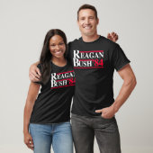 Reagan Struik &x27;84 Retro Logo Red White Blue El T-shirt (Unisex)