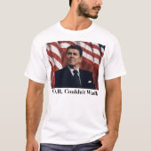 Reagan tegen FDR T-shirt (Voorkant)