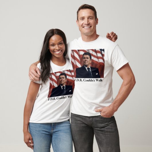 Reagan tegen FDR T-shirt (Unisex)