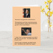 Reagan tegenover Obama Kaart (Gele Bloem)