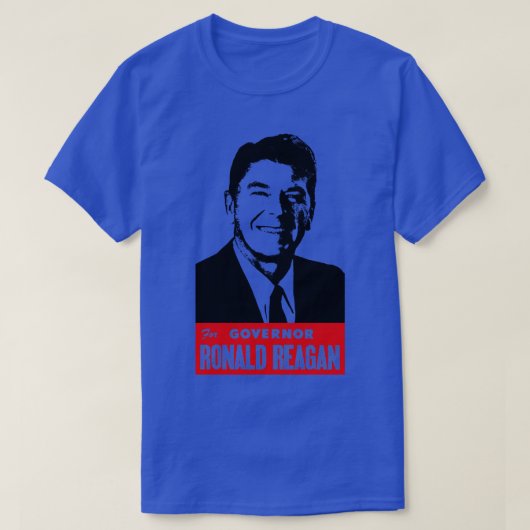 Reagan voor gouverneur t-shirt (Design voorkant)