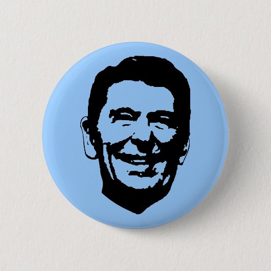 reaganhead ronde button 5,7 cm (Voorkant)