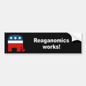 Reaganomics Bumpersticker (Voorkant)