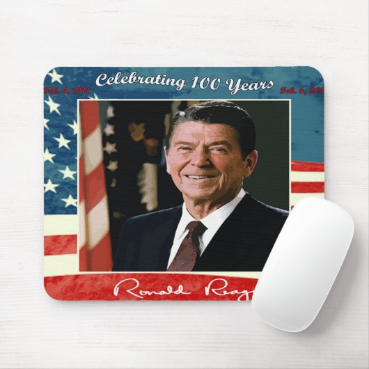Reagans 100th Birthday Mousepad Muismat (Met muis)