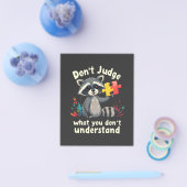 Reageer niet wat je niet begrijpt autisme flyer (Enkel)