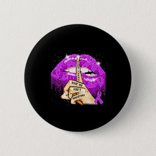 Reageer niet wat je niet begrijpt Fibromyalgie Ronde Button 5,7 Cm