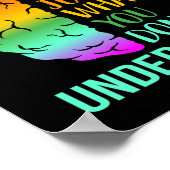 Reageer niet wat je niet begrijpt... poster (Hoek)