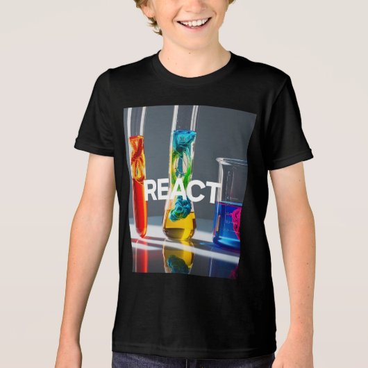 Reageer Tri-Blend Shirt (Voorkant)
