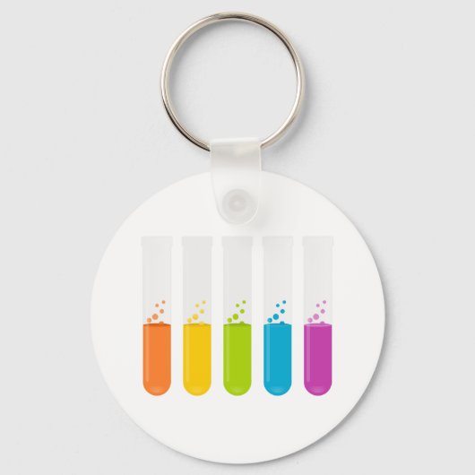 reageerbuisjes-155769 testbuizen chemie e sleutelhanger (Voorkant)