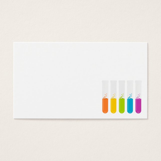 reageerbuisjes-155769 testbuizen chemie e visitekaartje (Voorkant)