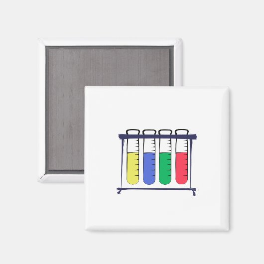 Reageerbuisrek Magneet (Voorkant / Achterkant)