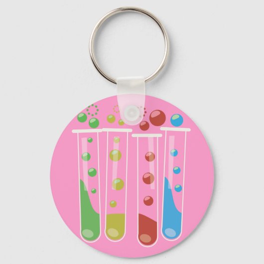 Reageerbuizen Sleutelhanger (Voorkant)