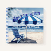 Reageren op het Beach Guest Book Notitieboek (Voorkant)