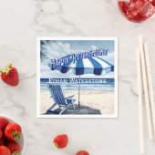 Reageren op het strand servet (Insitu)