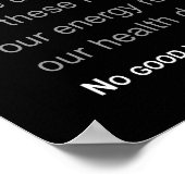 Reageren vs. reageren – Grafisch Poster in staat s (Hoek)