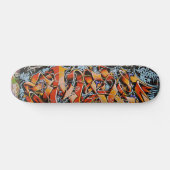 Real Abstract Graffiti Wall Schaats Board Skateboard (Horizontaal)