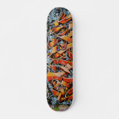 Real Abstract Graffiti Wall Schaats Board Skateboard (Voorkant)