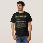 Real American Definition installateur T-shirt (Voorkant volledig)