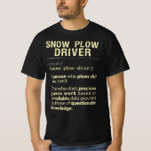 Real American Definition sneeuwplobestuurder T-shirt (Voorkant)