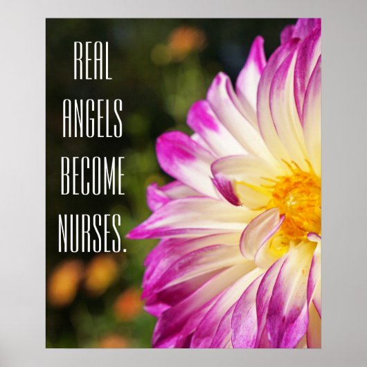 Real Angels worden verpleegkundigen posters Art Re (Voorkant)