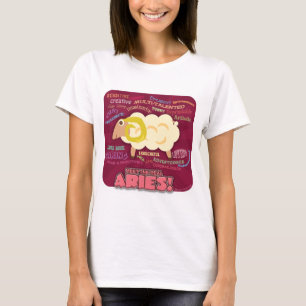 Real Aries Funny True Astrology Profile T-shirt